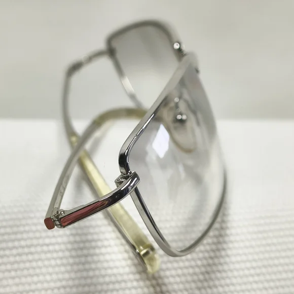 True Vintage Calvin Klein Sunglasses CK 2032 Silver Rare Collectible Frames - Picture 3 of 8